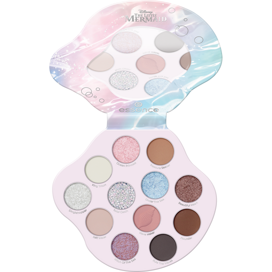 essence Mermaids Have More Fun eyeshadow palette 12 sävyn luomiväripaletti