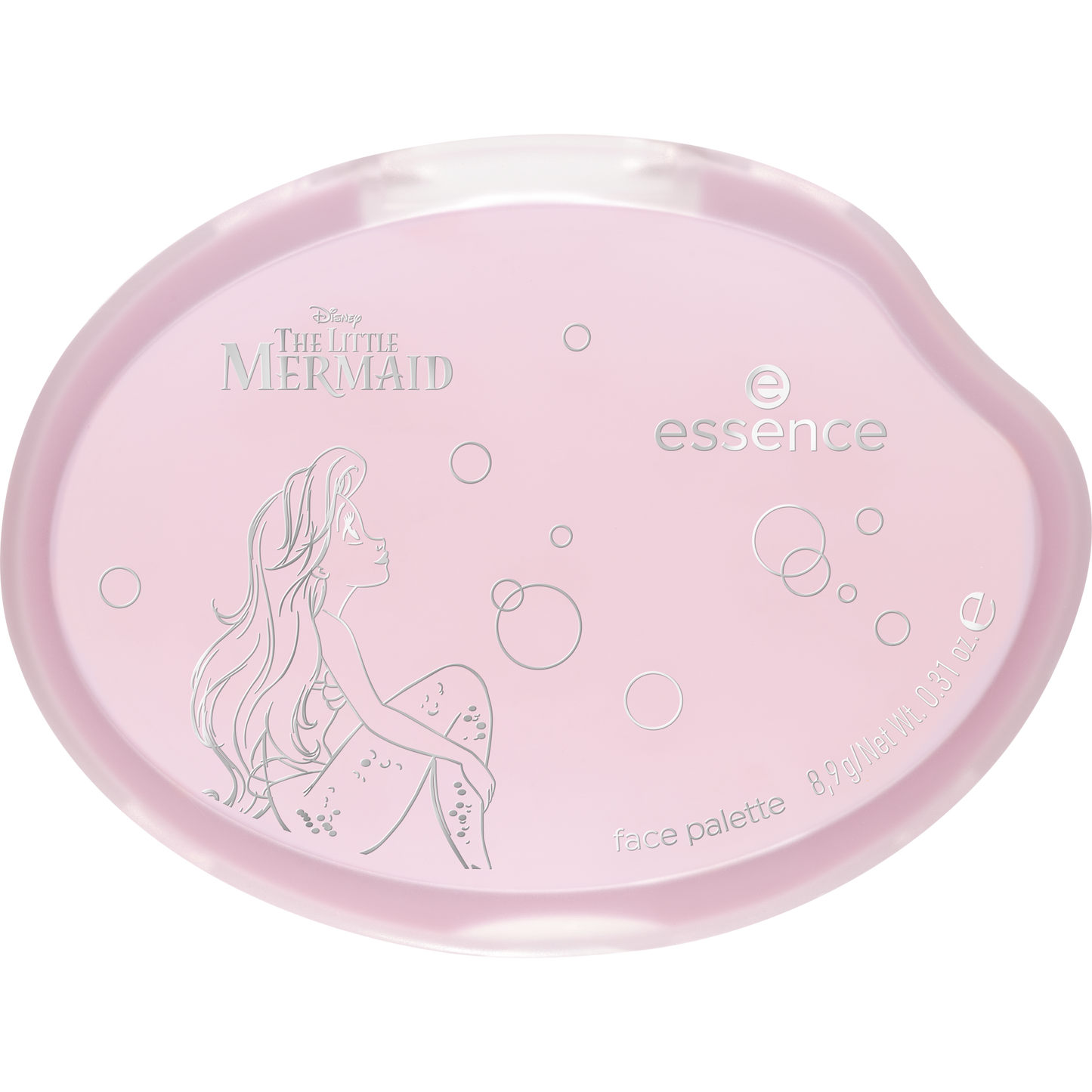 essence The World Is My Oyster kasvopaletti poskipunat aurinkopuuteri ja highlighter Disney Little Mermaid