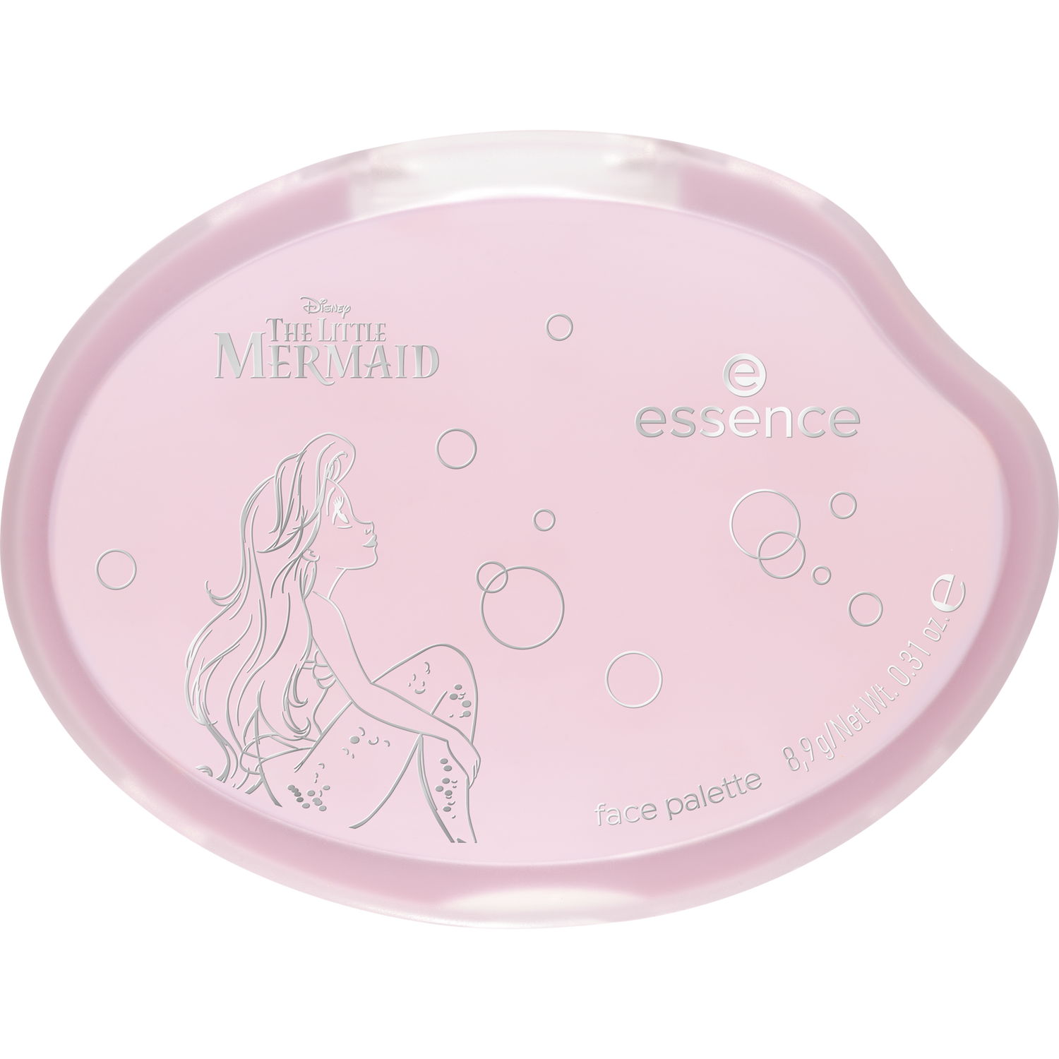 essence The World Is My Oyster kasvopaletti poskipunat aurinkopuuteri ja highlighter Disney Little Mermaid