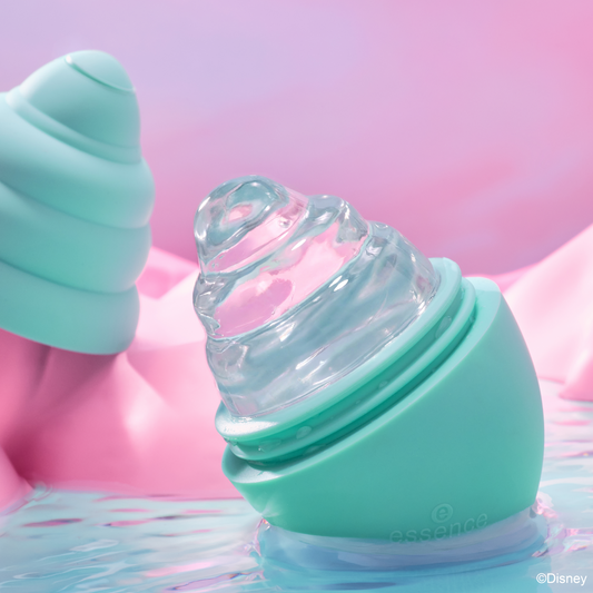 essence Disney THE LITTLE MERMAID ice face roller Keep It Cool Mermaid jääkasvorulla simpukan muotoinen