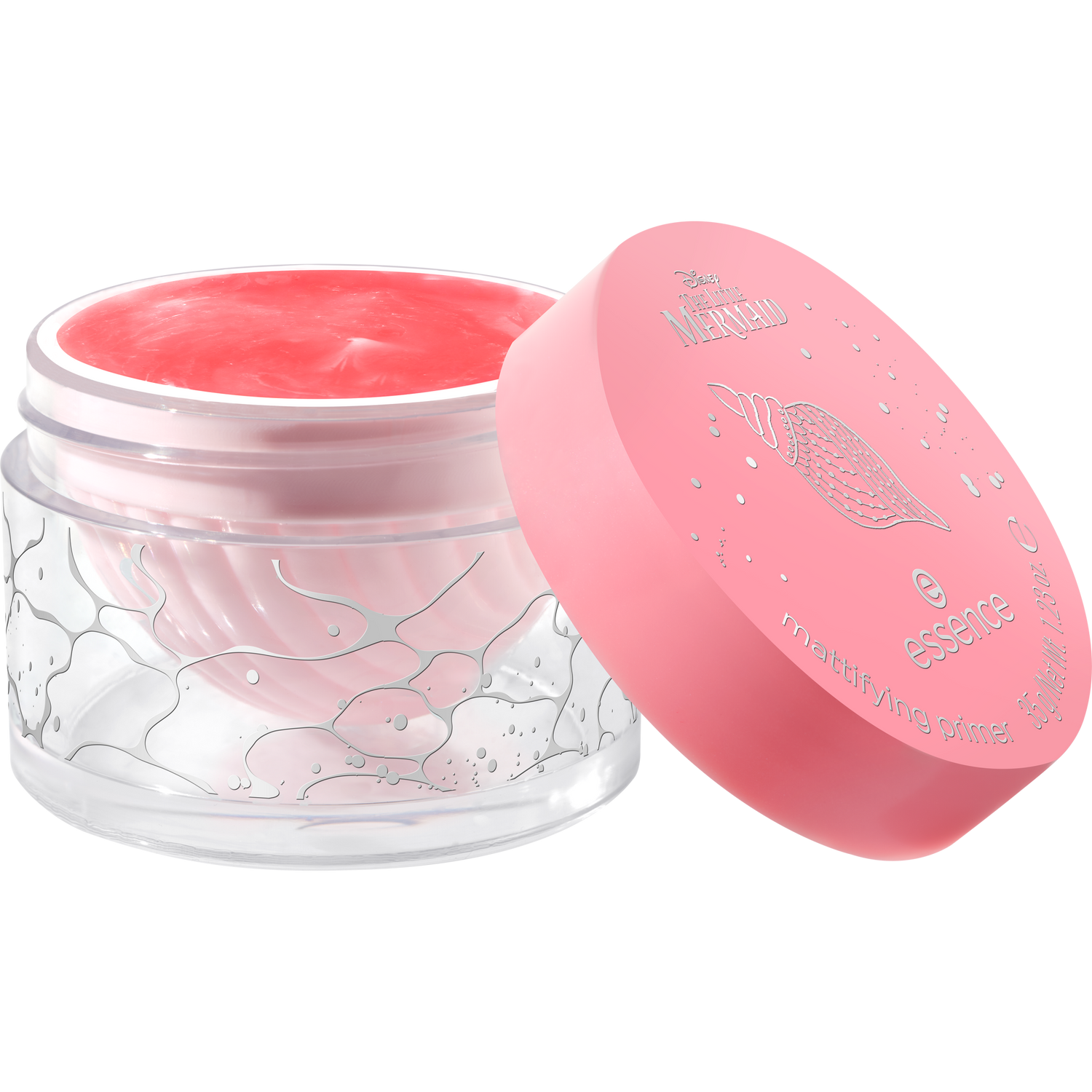 essence Disney THE LITTLE MERMAID mattifying primer pohjustusvoide mattapintaiseen meikkipohjaan