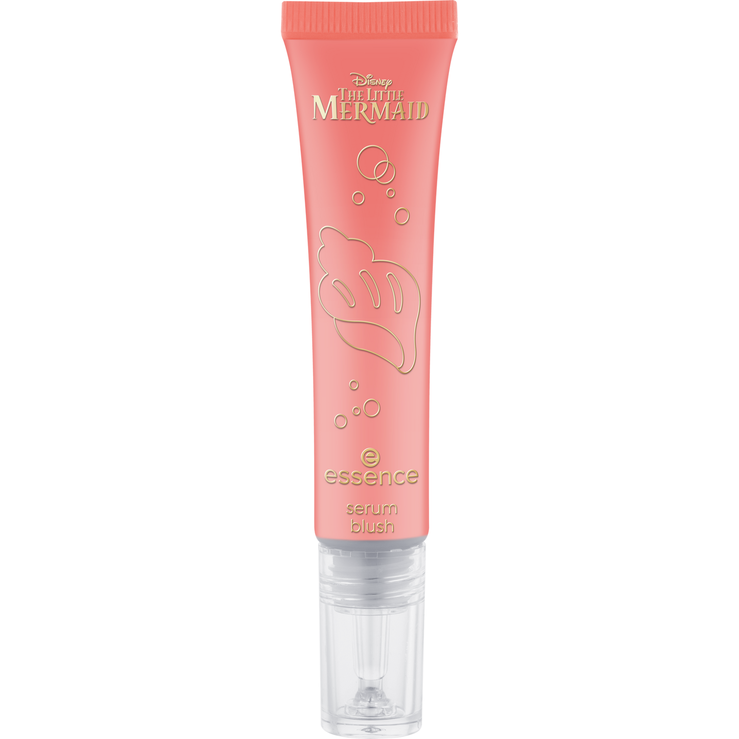 essence Disney THE LITTLE MERMAID serum blush A Splash Of Freedom seerumiposkipuna korallisävy