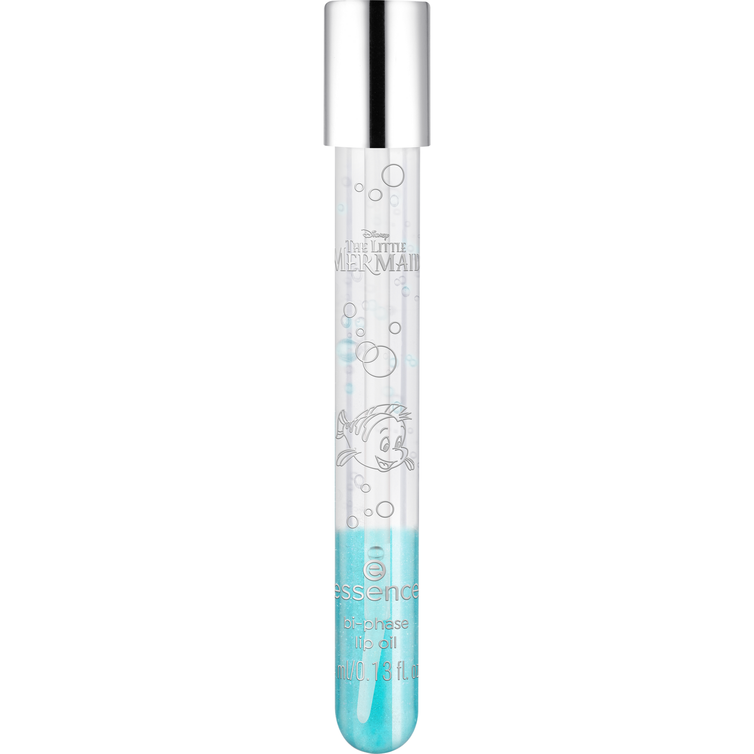 essence Disney THE LITTLE MERMAID bi-phase lip oil You Can Swim With Us huuliöljy shimmerillä