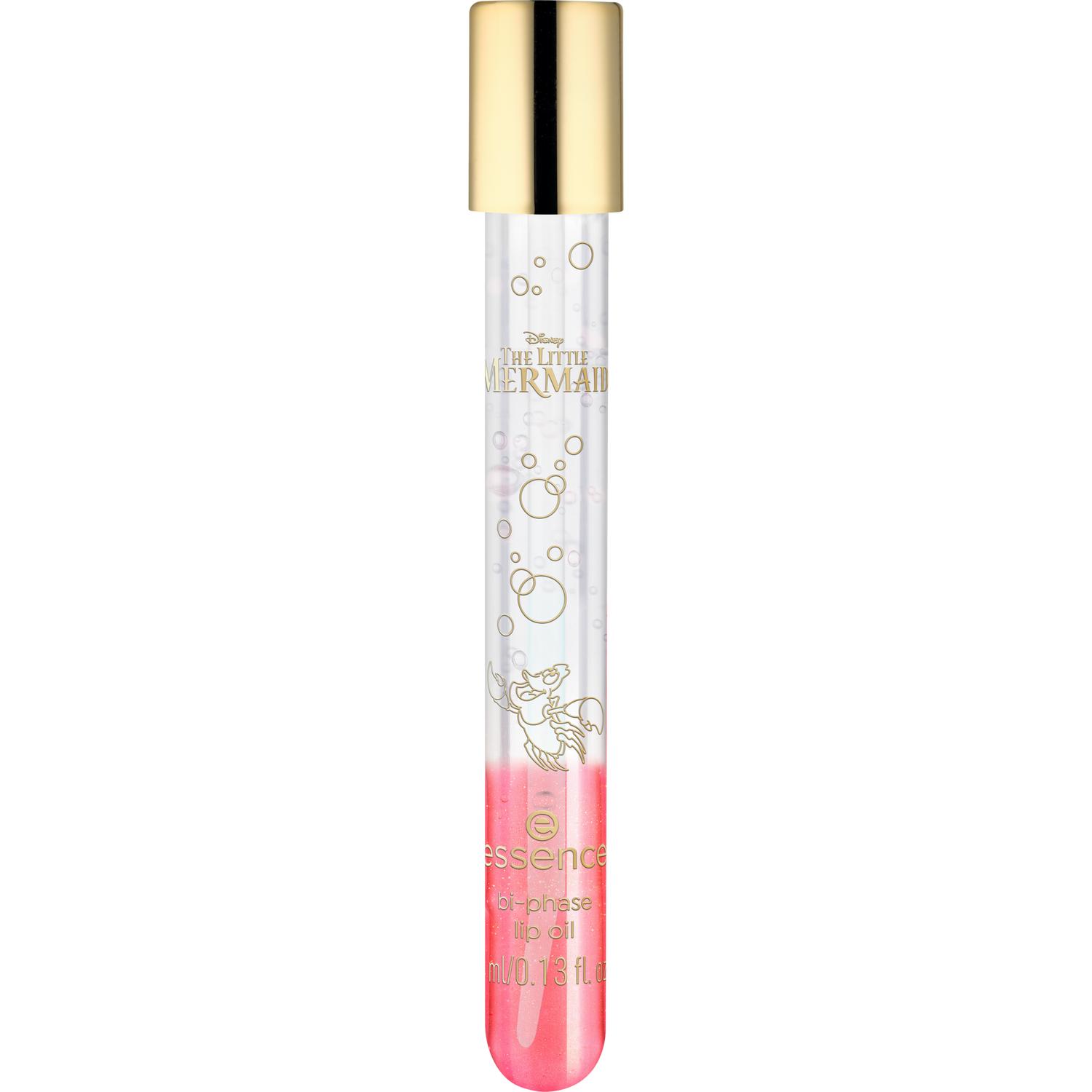 essence Disney THE LITTLE MERMAID bi-phase lip oil Swim Towards Your Dreams huuliöljy shimmerillä