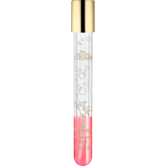 essence Disney THE LITTLE MERMAID bi-phase lip oil Swim Towards Your Dreams huuliöljy shimmerillä