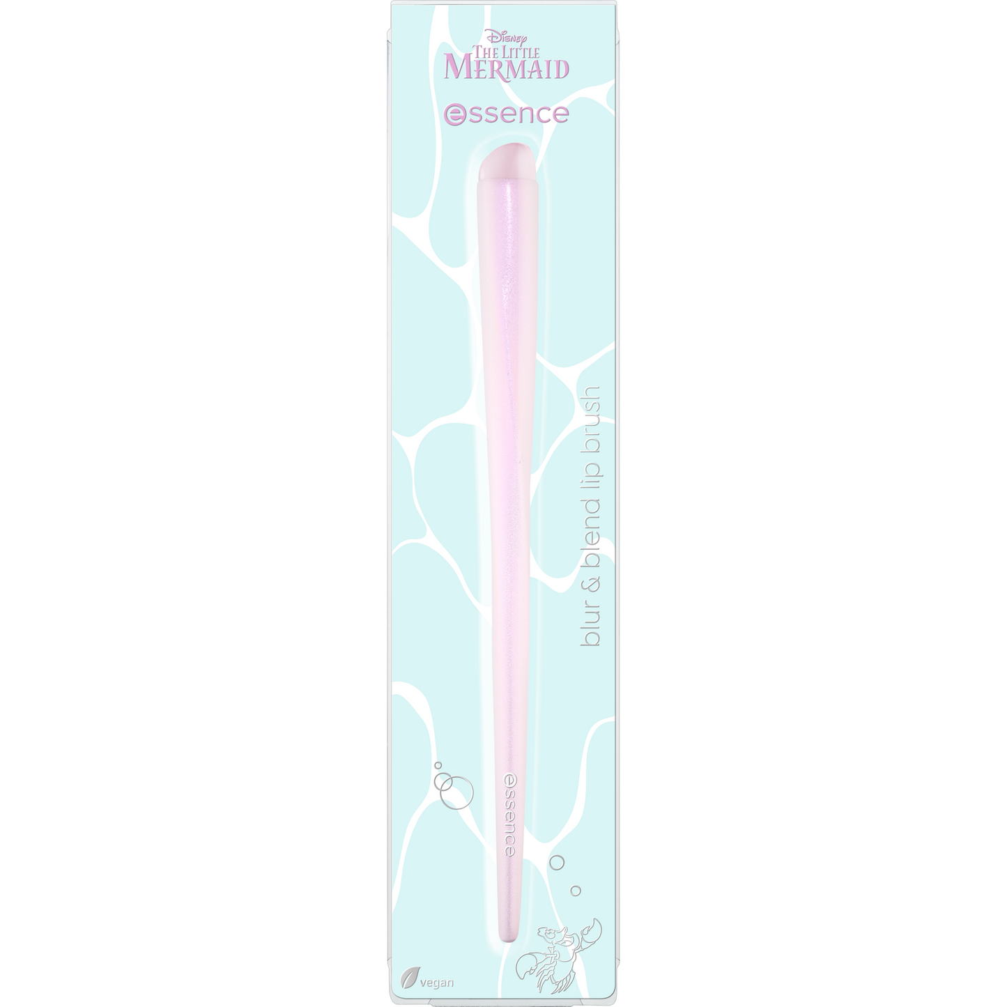 essence Disney THE LITTLE MERMAID Seaside Cutie huulisivellin huulituotteiden levitykseen ja häivytykseen