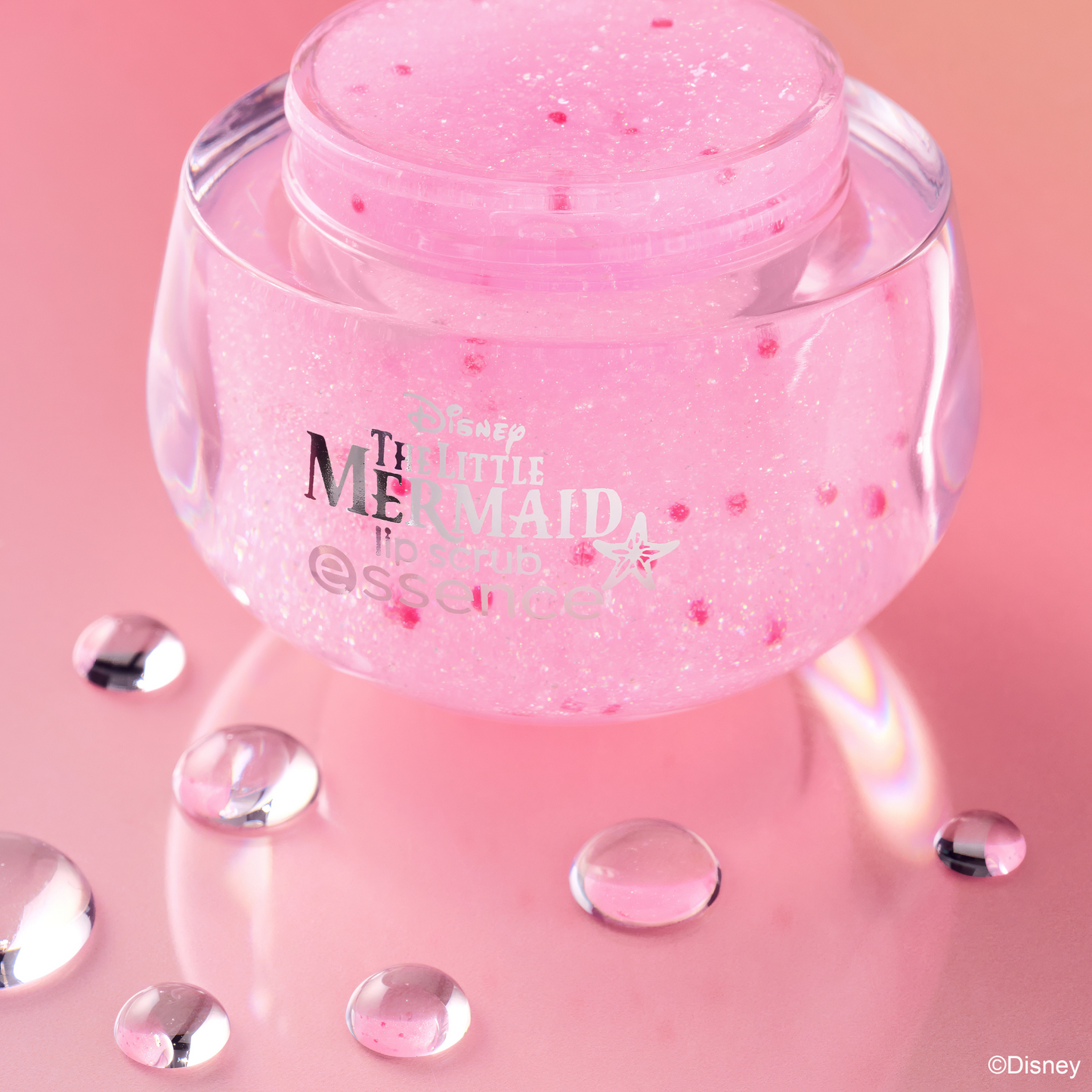 essence Disney THE LITTLE MERMAID lip scrub huulikuorinta 10 g vaaleanpunainen huulten kuorinta