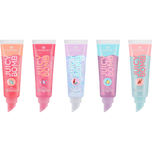 essence Disney THE LITTLE MERMAID JUICY BOMB shiny lipgloss crew trooppiset huulikiillot
