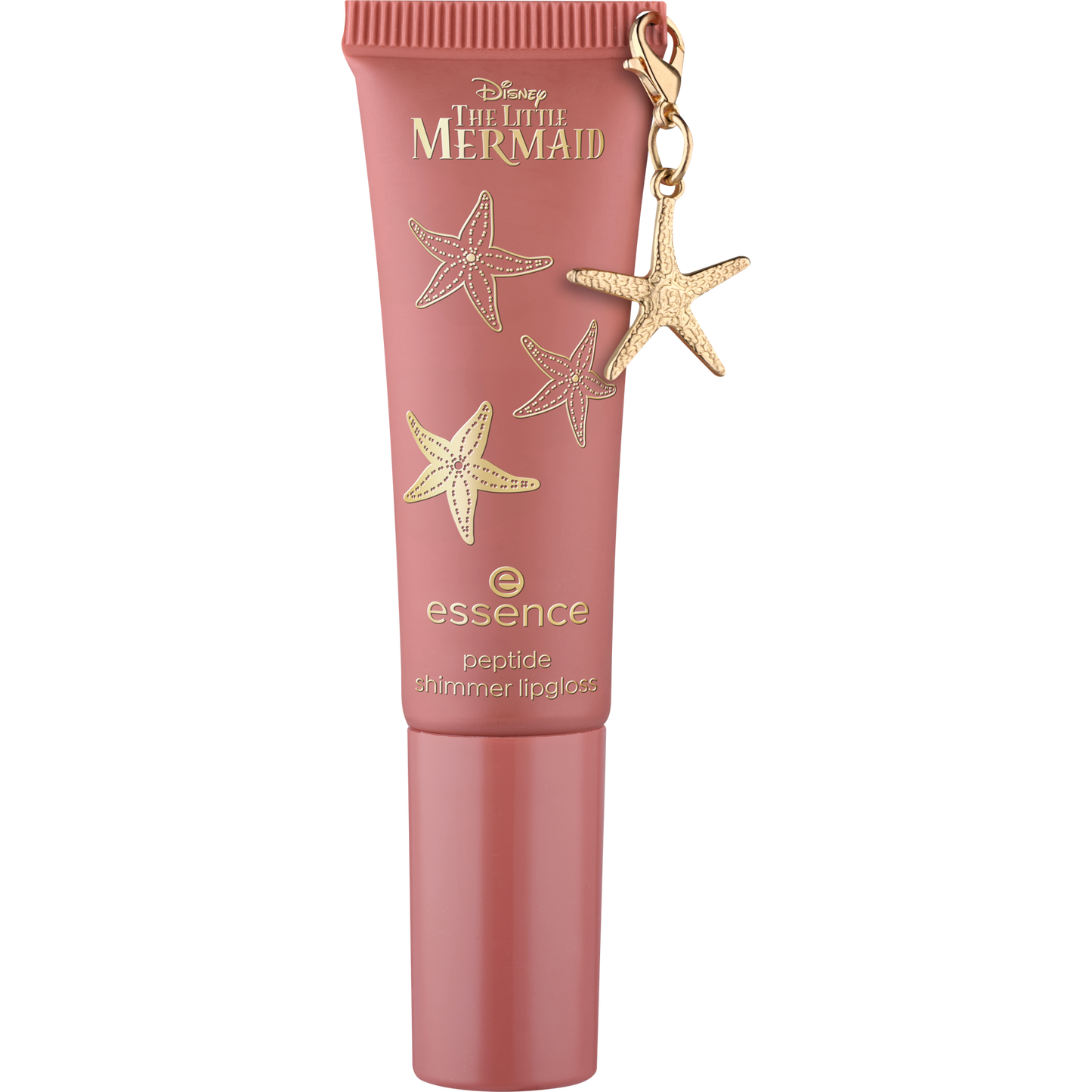 essence Disney THE LITTLE MERMAID peptide shimmer lipgloss hohtava ruskea huulikiilto