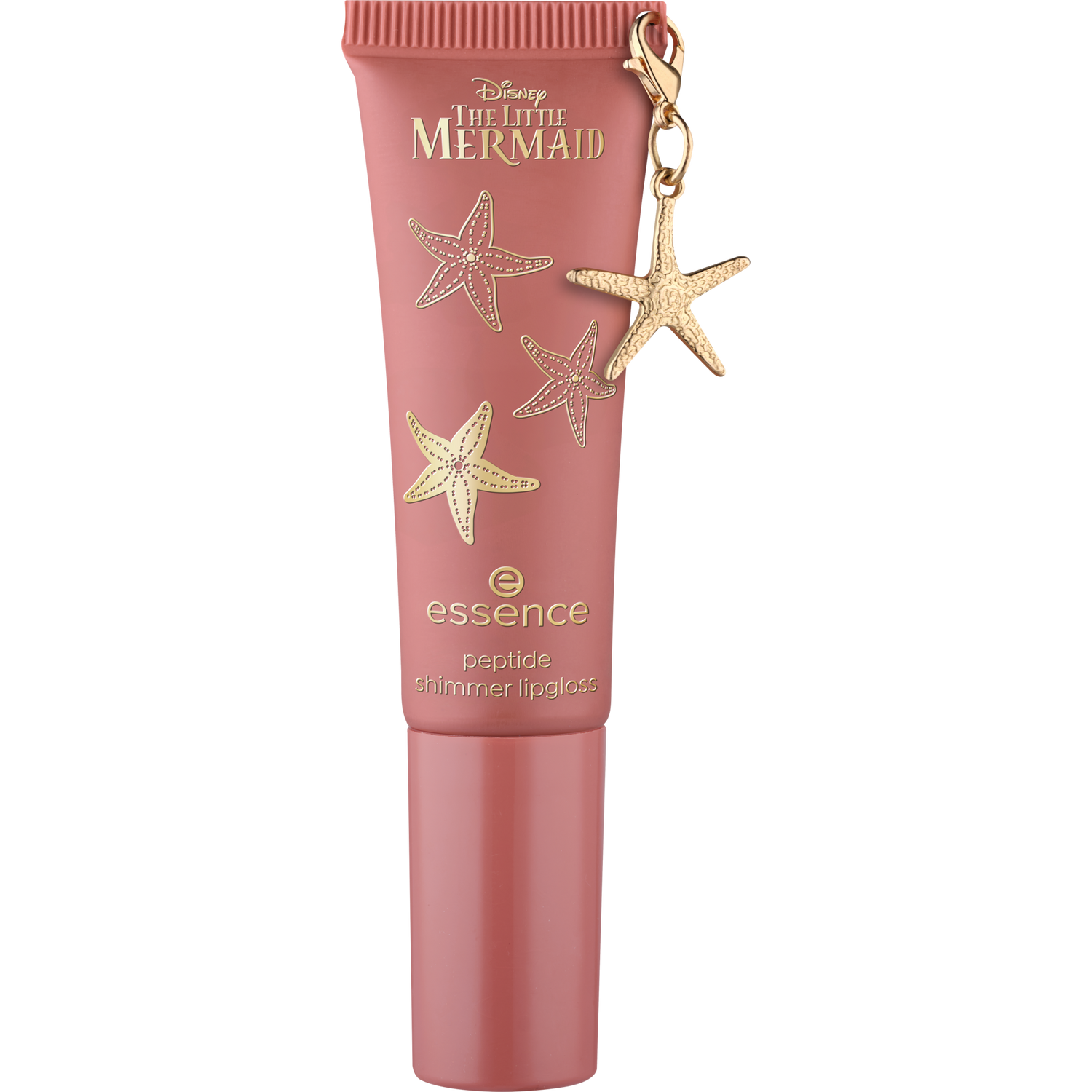 essence Disney THE LITTLE MERMAID peptide shimmer lipgloss hohtava ruskea huulikiilto