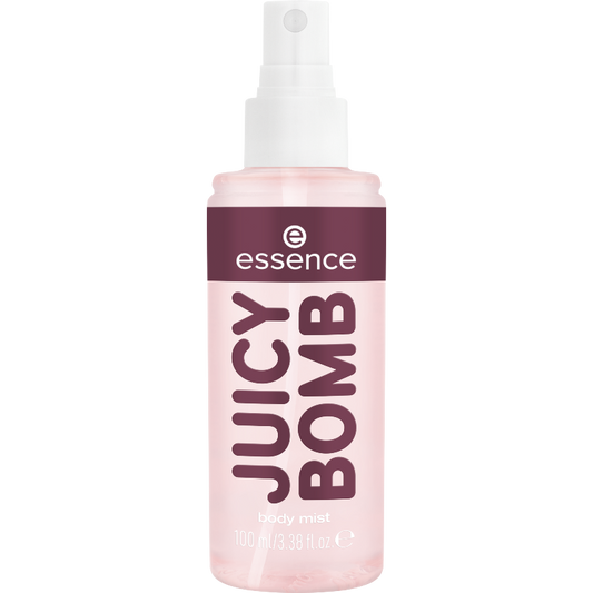 essence JUICY BOMB Sweet Drop Body Mist vartalosuihke 104 Cookie Crazy 100 ml auki