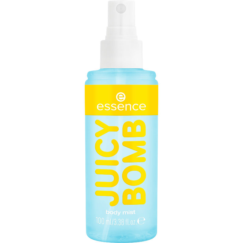 essence JUICY BOMB Sweet Drop Body Mist vartalosuihke 105 Coconut Chill 100 ml auki