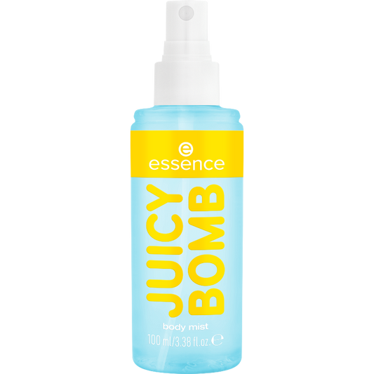 essence JUICY BOMB Sweet Drop Body Mist vartalosuihke 105 Coconut Chill 100 ml auki