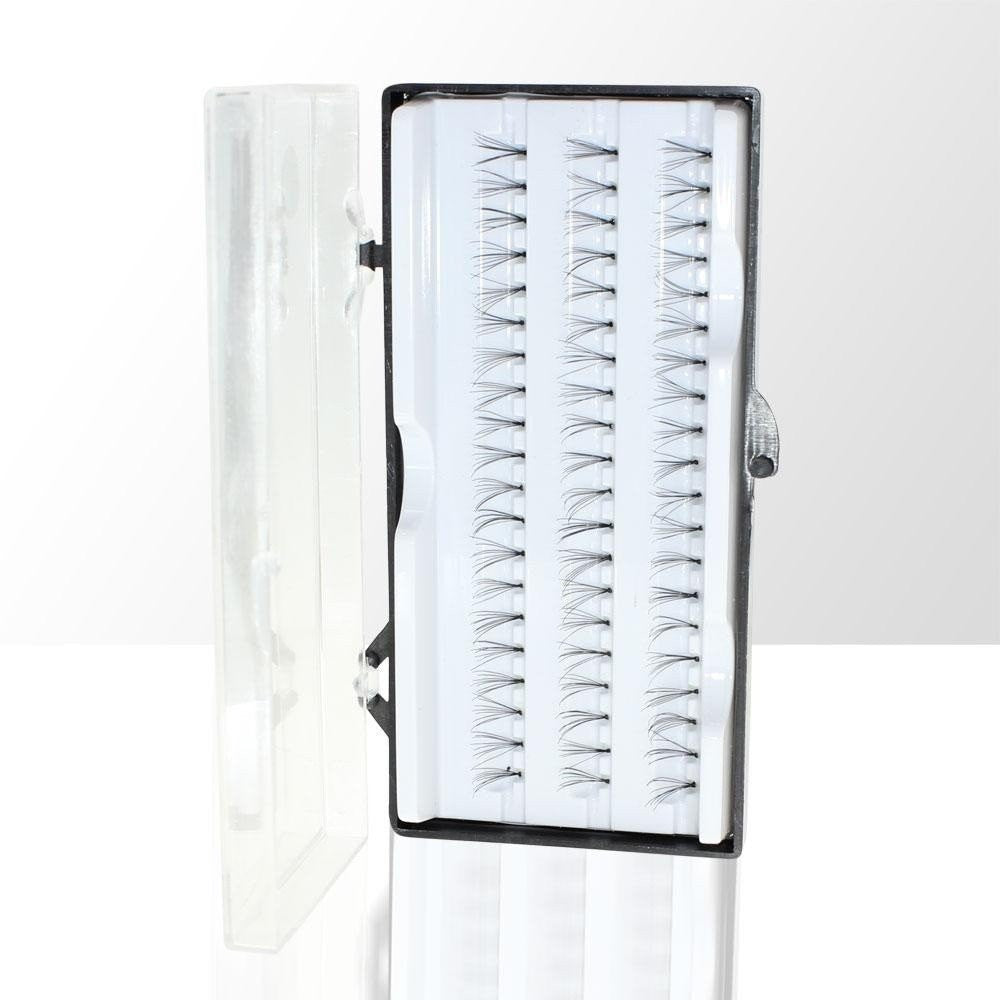 Ripsitupsurasia, jossa 60 kappaletta 8 mm ripsitupsuja luonnollisen ja kevyen ripsilookin luomiseen.