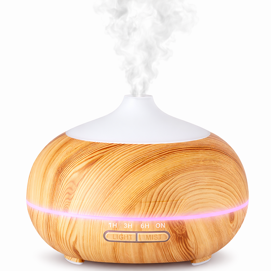 SPA-06 aromadiffuuseri 400 ml puukuosinen – ultraääni diffuuseri eteerisille öljyille höyryllä